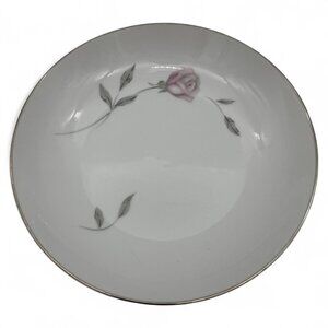 Mikasa Fine China 8194 Primrose Soup Bowl 7.5" Floral Design Pink Rose Japan